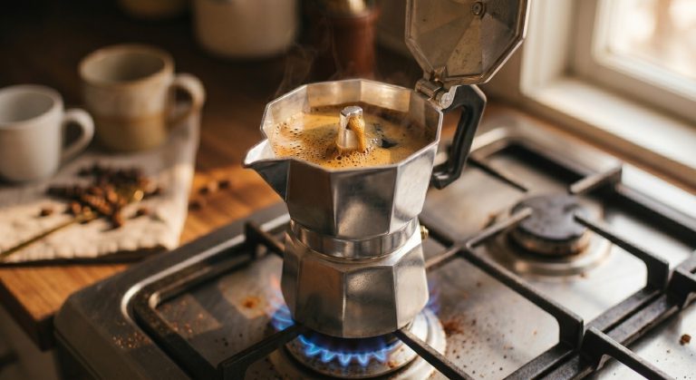 Cómo preparar café en cafetera italiana (moka): paso a paso